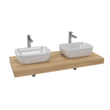 Hansgrohe fürdőszobagarnitúra Dolce 120x8x50 cm halifax tölgy KSETDO18 fürdőszoba bútor