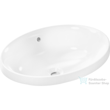 Hansgrohe Hansrohe XUNIVA D 55x40 cm-es beépíthető mosdó Smartclean mázzal,fehér 61058450 szaniter