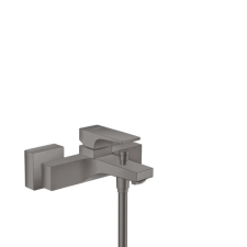 Hansgrohe Kád csaptelep Hansgrohe Metropol zuhanyszett nélkül 150 mm csiszolt fekete króm 32540340 csaptelep