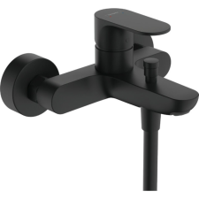 Hansgrohe Kád csaptelep zuhanyszett nélkül, Rebris S matt fekete, Hansgrohe csaptelep