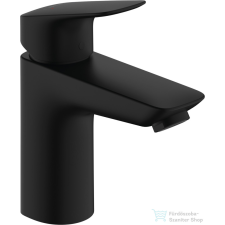 Hansgrohe Logis 100 egykaros mosdócsaptelep fém automata leeresztővel,matt fekete 71171670 csaptelep