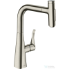 Hansgrohe METRIS Select M71 kihúzható fejes mosogató csaptelep 240,2 jet,SBox, rozsdamentes acél hatású 73817800