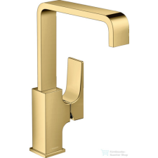 Hansgrohe METROPOL 230 magas mosdó csaptelep klik-klak leeresztővel, polírozott arany hatású 32511990 csaptelep