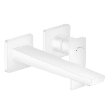 Hansgrohe Metropol 2-lyukú egykaros fali mosdócsaptelep matt fehér csaptelep