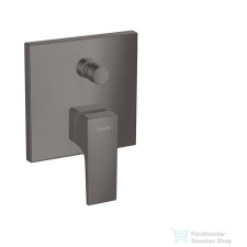 Hansgrohe METROPOL falsík alatti kád /zuhany csaptelep, szálcsiszolt fekete/króm 32545340 csaptelep