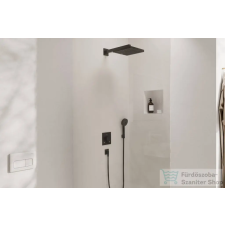 Hansgrohe PULSIFY E termosztátos falsík alatti zuhanyrendszer, szálcsiszolt fekete króm 24625340 csaptelep