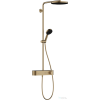 Hansgrohe Pulsify S Showerpipe 260 1 jet Showertablet Select 400 zuhanyrendszer,szálcsiszolt bronz 24220140