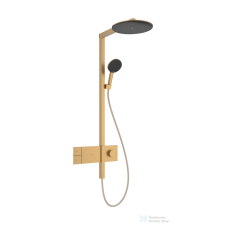 Hansgrohe RAINDANCE ALIVE S 1 jet termosztátos zuhanyrendszer, szálcsiszolt bronz 24582140 csaptelep