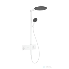 Hansgrohe RAINDANCE ALIVE S 2 jet termosztátos zuhanyrendszer, matt fehér 24595700 csaptelep