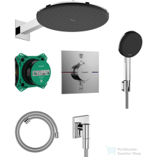 Hansgrohe RAINDANCE ALIVE S 300 komplett falsík alatti termosztátos zuhanyrendszer, króm 24630000 csaptelep