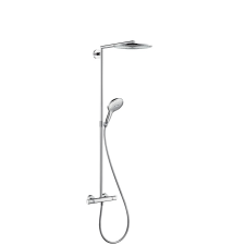  Hansgrohe Raindance Select Showerpipe &#216; 300 mm - Termosztátos csapteleppel zuhanyzóhoz, króm 27114000 fürdőkellék