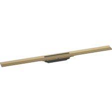 Hansgrohe RainDrain Flex Zuhanylefolyó színkészlet 900, méretre vágható szálcsiszolt bronz 56045140 építőanyag