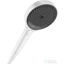 Hansgrohe RAINFINITY 130 Ecosmart+ 3 jet kézizuhany, matt fehér 26862700 csaptelep