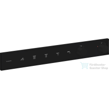 Hansgrohe RainSelect falsík alatti termosztátos csaptelep színkészlet 5 fogyasztóhoz,matt fekete 15384670 csaptelep