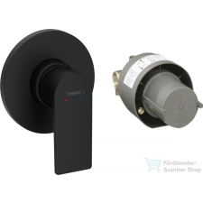 Hansgrohe Rebris E falsík alatti kád /zuhany csaptelep alaptesttel, matt fekete 72658670 csaptelep