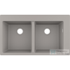 Hansgrohe S51 S510-F770 beépített mosogató 370/370 két medencével, betonszürke 43316380