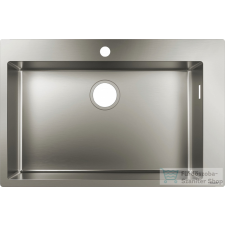 Hansgrohe S71 S711-F660 760x500 mm beépített mosogatómedence, rozsdamentes acél 43302800 mosogatótálca