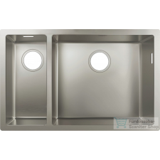 Hansgrohe S71 S719-U655 munkalap alá rögzített mosogatómedence 705x450 mm, rozsdamentes acél 43429800 mosogatótálca