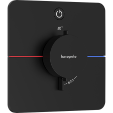 Hansgrohe ShowerSelect Comfort Q Falsík alatti termosztát 1 funkciós Matt fekete csaptelep