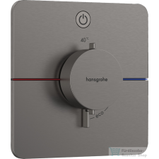 Hansgrohe ShowerSelect Comfort Q termosztát falsík alatti szereléshez,szálcsizolt fekete króm 15581340 csaptelep
