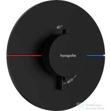 Hansgrohe ShowerSelect Comfort S 1 funkciós termosztát mennyiségszabályozóval,falsík alatti szereléshez,matt fekete 15559670 csaptelep