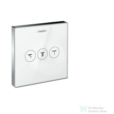 Hansgrohe ShowerSelect glass falsík alatti szelep, 3 fogyasztóhoz 15736400 csaptelep