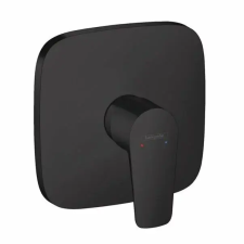 Hansgrohe Talis E beépített zuhanybél, egykaros, matt fekete csaptelep