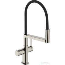 Hansgrohe TALIS M54 Powder spray 3 funkciós mosogató csaptelep, rozsdamentes acél hatású 72861800 csaptelep