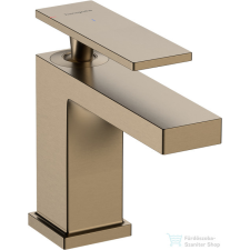 Hansgrohe TECTURIS E 80 Ecosmart+ hidegindításos mosdó csaptelep leeresztő nélkül, szálcsiszolt bronz 73001140 csaptelep