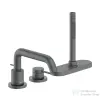 Hansgrohe Tecturis S 3 üléses kádtöltő csaptelep zuhanyszettel,alaptest nélkül, szálcsiszolt fekete króm 73447340