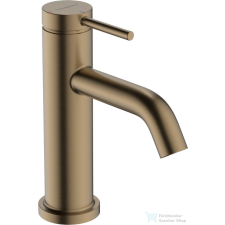 Hansgrohe TECTURIS S 80 Ecosmart+ hidegindításos mosdó csaptelep leeresztő nélkül, szálcsiszolt bronz 73301140 csaptelep