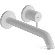 Hansgrohe Tecturis S falsík alatti mosdó csaptelep belső egység nélkül,matt fehér 73351700 csaptelep