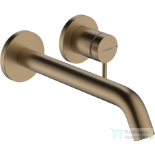 Hansgrohe Tecturis S falsík alatti mosdó csaptelep belső egység nélkül,szálcsiszolt bronz 73351140 csaptelep