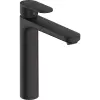 Hansgrohe Vernis Blend ComfortZone 190, Matt Fekete, Álló, Magasított, Egykaros Mosdócsaptelep, Lefolyógarnitúra Nélkül, Átfolyós Vízmelegítőkhöz Alkalmas (71582670)