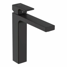 Hansgrohe Vernis Shape 190 magas mosdócsap, matt fekete, Pop-Up lefolyóval csaptelep