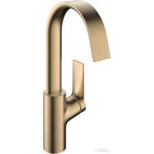 Hansgrohe VIVENIS 210 mosdó csaptelep, elforgatható kifolyóval, automata leeresztővel, szálcsiszolt bronz 75030140 csaptelep