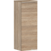 Hansgrohe Xelu Q 106,5x40x37 cm-es 1 ajtós,jobbos fali szekrény matt fehér fogantyúval,természetes tölgy 54133700