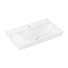 Hansgrohe Xelu Q mosdótál 80x48 cm négyszögletes fehér 61031450 fürdőkellék
