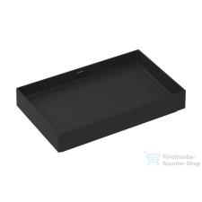 Hansgrohe XUNIVA EVO E 65x40 cm-es pultra ültethető mosdó, matt fekete 60326670 szaniter