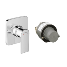 Hansgrohe Zuhany csaptelep Hansgrohe Vernis Shape vakolat alatti résszel együtt króm 71662000 csaptelep