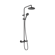 Hansgrohe Zuhany csaptelep termosztatikus, szettel, Vernis Blend matt fekete, Hansgrohe csaptelep
