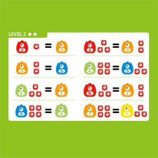 Hape E0511 Szörnyecske súlyok kreatív és készségfejlesztő