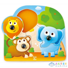 Hape Fogantyús Puzzle - Bébi Vadállatok (Hape, HP E1310A) kreatív és készségfejlesztő