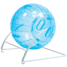 Happet designos futógömb hörcsögöknek állványon (Rózsaszín l 14 cm) játék rágcsálóknak