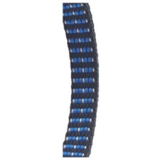 Happet fekete-kék kockás hám (XL l 2.5 cm) nyakörv, póráz, hám kutyáknak