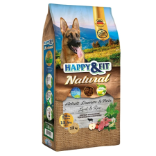 Happy&Fit Natural Adult Lamm & Reis 2x12 kg kutyaeledel