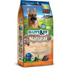 Happy&Fit Natural Adult Rind&Reis XL 24 kg (2x12kg) kutyaeledel
