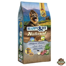 Happy&amp;Fit Natural Welpen Lamm 12kg kutyaeledel