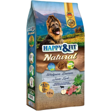 Happy&Fit Natural Welpen Száraz Kutyatáp (Bárány) - 12 kg kutyaeledel