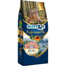 Happy&amp;Fit Professional Plus Adult Sensitive Salmon &amp; Rice 18 kg kutyaeledel